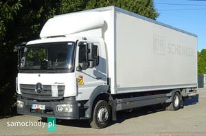 Mercedes-Benz Atego 1221 Euro 6 kontener 18 palet winda Tylko 299 tys.km! Ciężarowe 2019