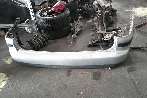 SEAT ALHAMBRA MK1 SHARAN 7M LIFT ZDERZAK TYŁ LB7Z