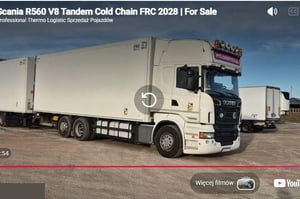 Scania R560 V8 CHŁODNIA SCHMITZ Chłodnia i izotermy 2013
