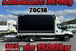 Iveco Daily 70C18 Firana + Winda 1500kg Serwisowany Zadbany Ciężarowe 2020