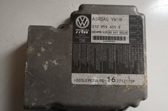 SKODA SUPERB II 3T MODUŁ SENSOR PODUSZEK 3T0959655D