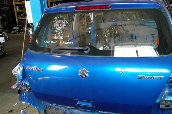 SUZUKI SWIFT III MK6 KLAPA TYŁ BAGAŻNIKA ZCG 5D