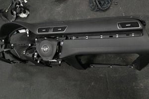 VW PASSAT B7 KONSOLA AIRBAG X2 PASY X2 ORYGINAŁ