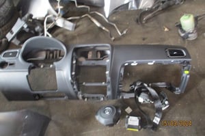 VW POLO V 6R AIRBAG PASY ORYGINAŁ KOMPLET