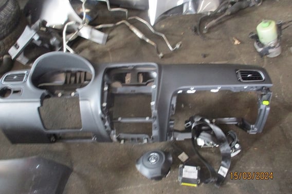 VW POLO V 6R AIRBAG PASY ORYGINAŁ KOMPLET