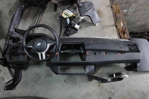 BMW X5 E53 airbag x2 napinacze zaślepka komplet EU