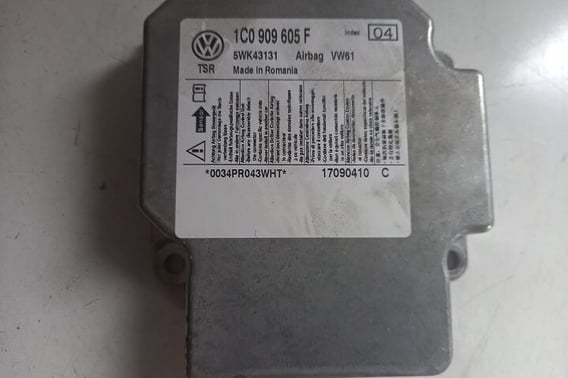 SKODA FABIA II MODUŁ SENSOR PODUSZEK 1C0909605F