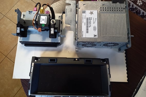 JAGUAR XF II RADIO NAWIGACJA KOMPLET GX63-19C299-AB