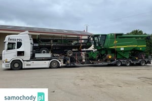 Scania R450 Emtech NN3 2023 ROK Niskopodwozie Oś Podnoszona Skrętna Waga Odstępstwo  mulda + rozciągana + poszerzenia Inny 2017