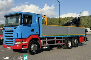 Scania R 400 LB 6x2 HDS Budowlanka Widły Oś Skrętna Super Stan Ciężarowe 2009