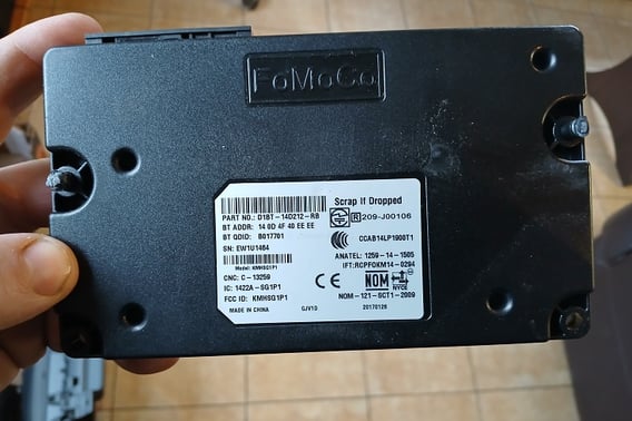 FORD B-MAX MODUŁ BLUETOOTH D1BT-14D212-RB