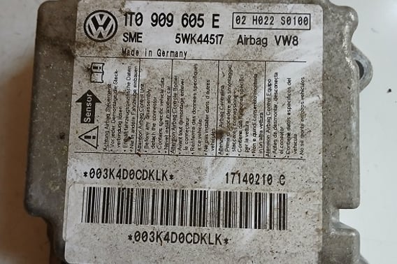 VW TOURAN II MODUŁ SENSOR PODUSZEK 1T0909605E