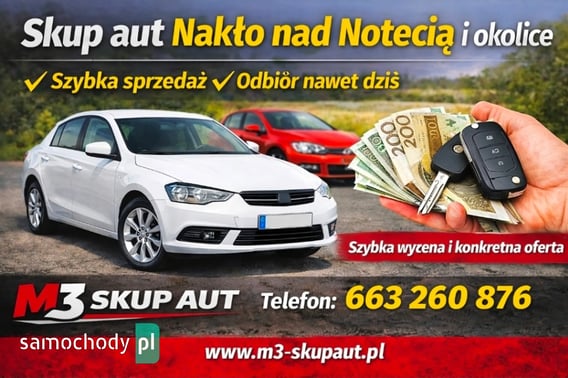 🚗 M3-Skup Aut – skup aut Gniezno | szybka sprzedaż + gotówka od ręki