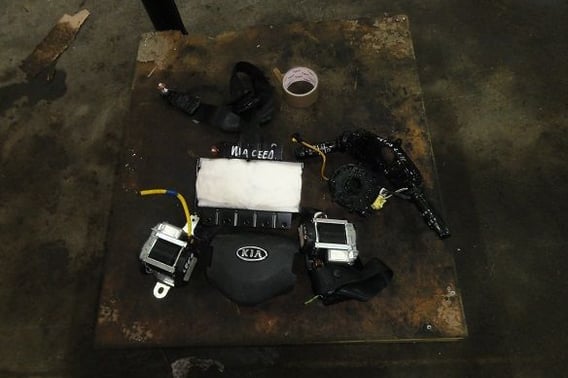 KIA CEED LIFT AIRBAG X2 PASY X2 SENSOR KOMPLET