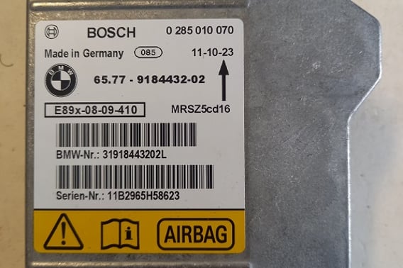 BMW X1 E84 MODUŁ SENSOR PODUSZEK 9184432-02