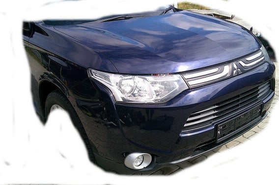 MITSUBISHI OUTLANDER III MASKA ZDERZAK LAMPY BŁOTNIKI PAS PRZÓD D14