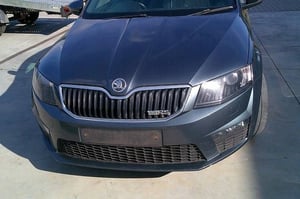 SKODA OCTAVIA III VRS MASKA ZDERZAK XENON BŁOTNIKI PAS PRZÓD LF7Y
