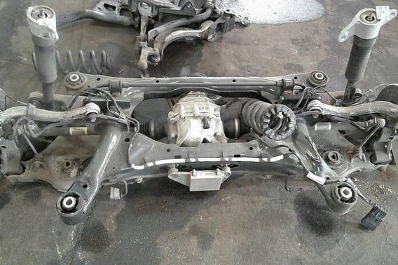 JAGUAR XE X760 Lift 2,0D WÓZEK SANKI ZAWIESZENIE TYŁ KOMPLET