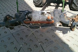 TOYOTA RAV4 IV 2,5HYBRID 4WD TYLNA OŚ WÓZEK