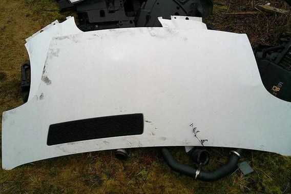 RENAULT TRAFIC II MASKA BŁOTNIK P/L WZMOCNIENIE PRZÓD