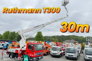 MAN TGL 7.150 Zwyżka Ruthmann T300 30m w bok 20m Mały przebieg Ciężarowe 2008