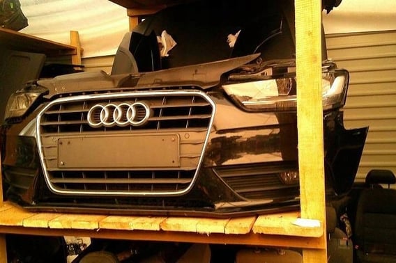 AUDI A4 B8 LIFT MASKA LAMPA LEWA EU BŁOTNIKI LEWY PAS PRZEDNI 2.0 TDI LY9B