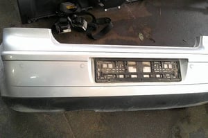 VW POLO 9N LIFT ZDERZAK TYŁ LA7W PDC