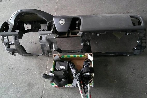 VOLVO XC60 I LIFT PODUSZKI AIRBAG X2 PASY X4 ORYGINAŁ