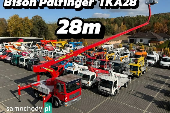 MAN TGL 8.180 Zwyżka Palfinger TKA 28 m w bok 20m podnośnik Ciężarowe 2006