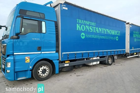 MAN TGX Plandeka 2018