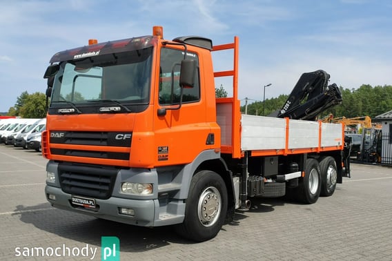 DAF CF 85.380 6x2 Oś Skrętna Skrzynia HDS HIAB 220C  + Pilot Ciężarowe 2006
