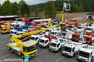 Mercedes-Benz Atego Zwyżka WUMAG WT 170 17m w bok 12m Mały przebieg Ciężarowe 2007