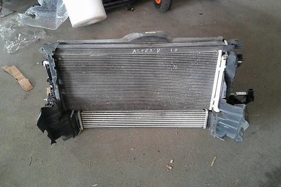 OPEL ASTRA K 1,0T CHŁODNICE INTERCOOLER WENTYLATOR 39013322 KOMPLET