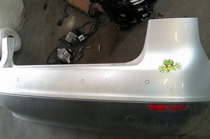 VW GOLF V PLUS ZDERZAK TYŁ LA7W PDC