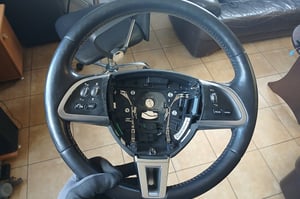 JAGUAR XF X250 KIEROWNICA SKÓRA MULTIFUNKCJA ŁOPATKI 6W83-3F916-AB