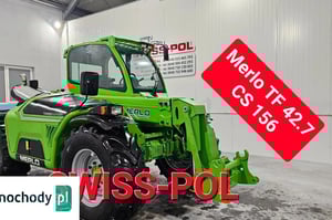 Merlo 42.7 CS 156 Ładowarka Teleskopowa Amortyzowana Kabina 541-70 AgriSuper 40.7 CS 2017