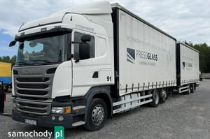 Scania R410 bez EGR Zabudowy Wecon 120m Dach Podnoszony  Zestaw Tandem Ciężarowe 2016