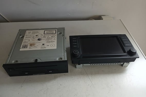 SEAT LEON III 5F RADIO NAWIGACJA KOMPLET 5QA035858A