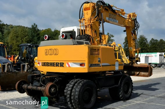 Liebherr A 900 ZW Litronic Koparka + Kolej 2002