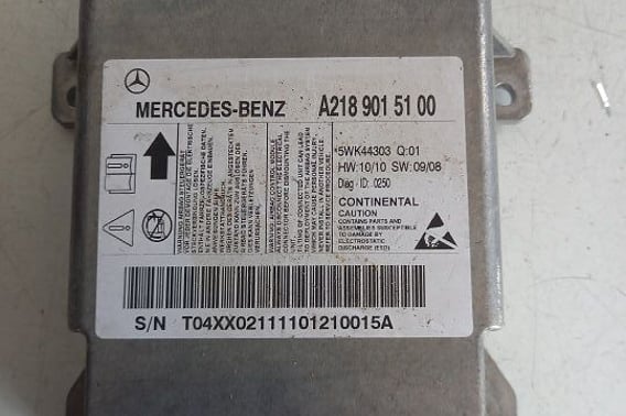 MERCEDES W218 MODUŁ SENSOR PODUSZEK A2189015100