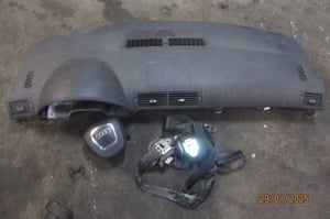 AUDI A4 B7 KONSOLA AIRBAG X2 PASY X2 ORYGINAŁ