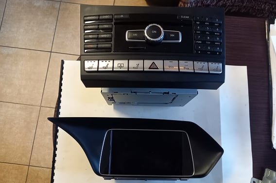 MERCEDES W212 AMG RADIO NAWIGACJA A2129007225 KOMPLET