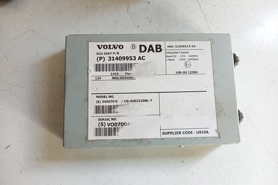 VOLVO V40 II MODUŁ WZMACNIACZ ANTENOWY 31409953AC