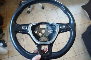 VW PASSAT B8 KIEROWNICA SKÓRA MULTIFUNKCJA ŁOPATKI 5G0419091GF