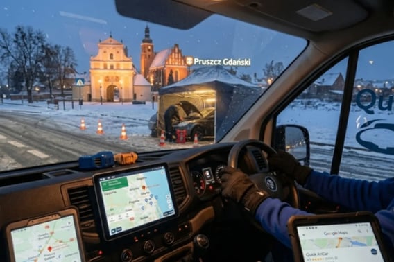 Mobilny Mechanik i Elektryk Pruszcz Gdański 24h – Quick AnCar 🛠️🚜