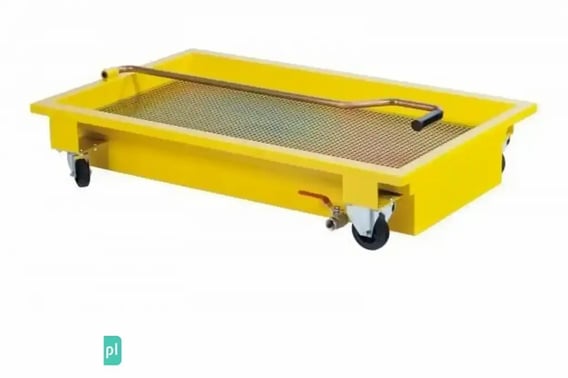 Wanna ociekowa jezdna do zużytego oleju 120 l JAKOŚĆ PREMIUM
