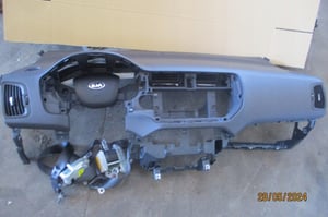 KIA RIO III KONSOLA AIRBAG X2 PASY X2 ORYGINAŁ