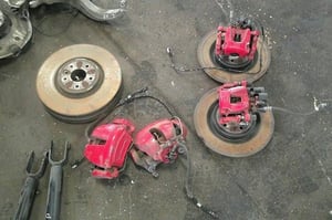 JAGUAR XE X760 2,0D ZACISKI HAMULCOWE TARCZE 3500/3250mm KOMPLET