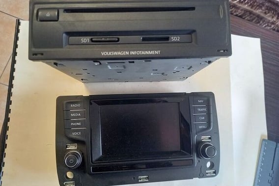 VW GOLF VII RADIO NAWIGACJA KOMPLET 5G0035846A