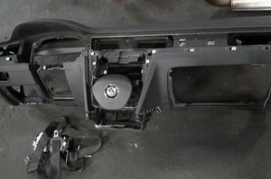 VW PASSAT B8 3C KONSOLA AIRBAG X2 PASY X4 ORYGINAŁ DEMONTAŻ